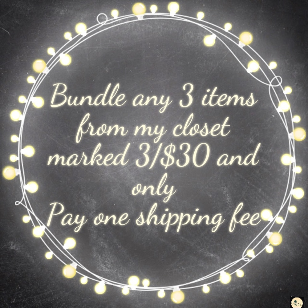 3/$30 and Save!!